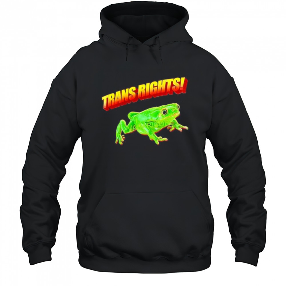 Trans Rights Frog shirt Hoodie