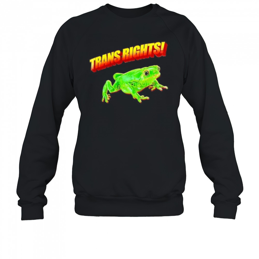 Trans Rights Frog shirt Sweatshirt