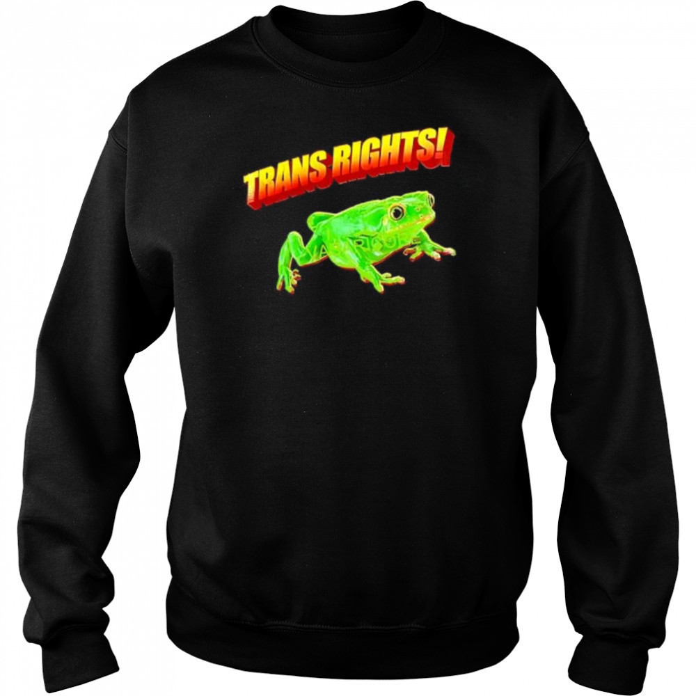 Trans Rights Frog shirt Hoodie