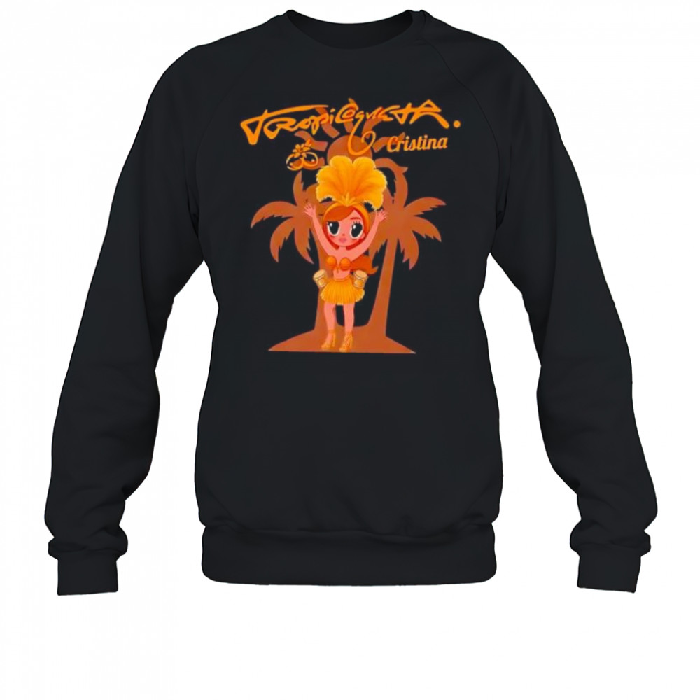 Tropicoqueta Cristina summer cartoon shirt Sweatshirt