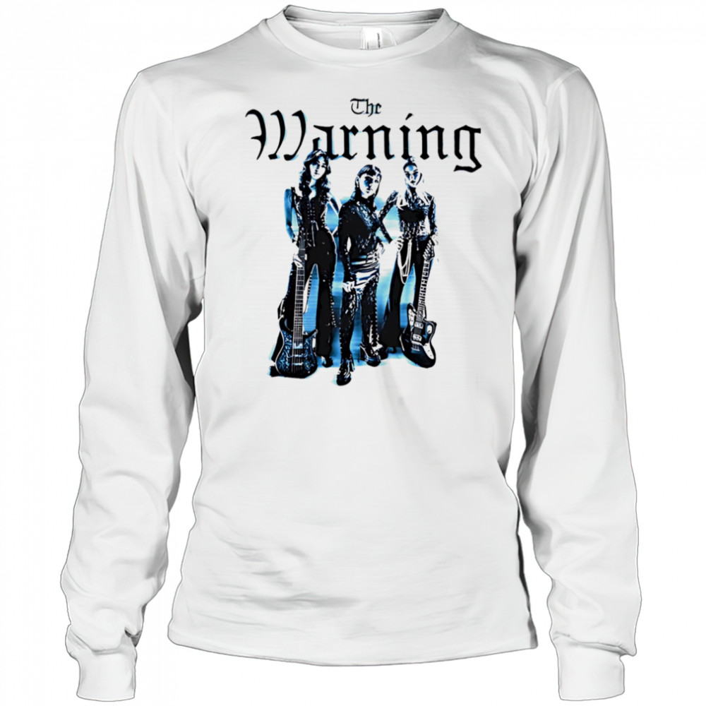 Warning Band photo shirt Long Sleeved