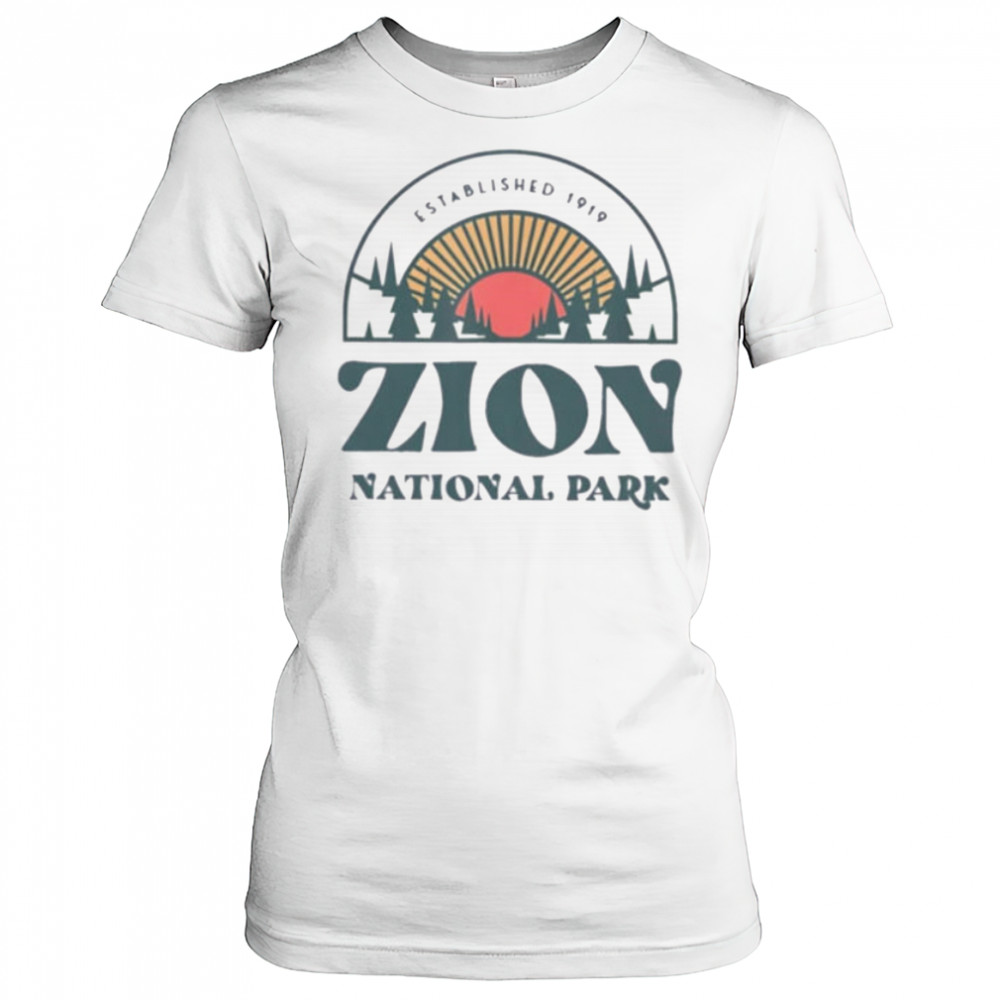 Zion National Park established 1919 shirt Women's T-shirt