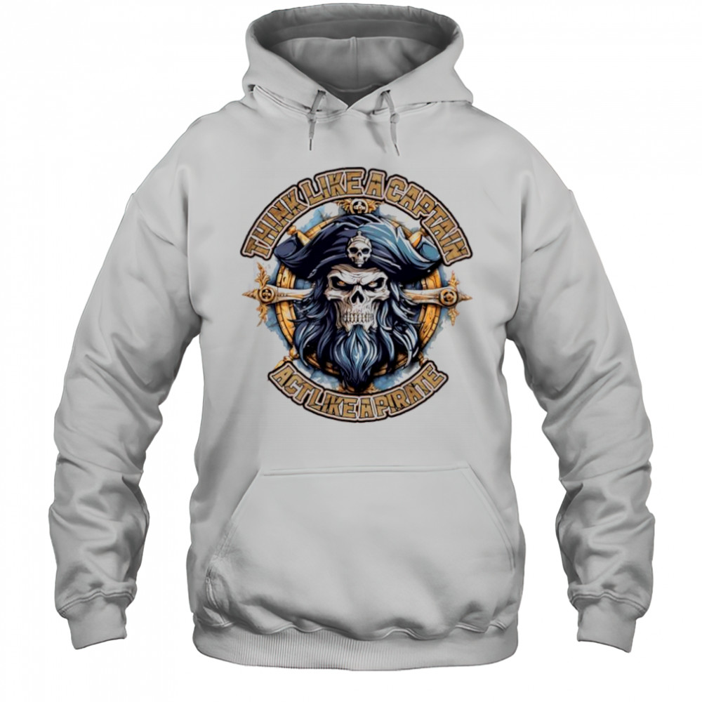 Act Like A Pirate Short Sleeve Performance shirt Hoodie