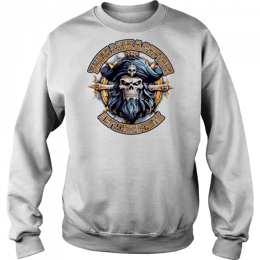 Act Like A Pirate Short Sleeve Performance shirt Hoodie