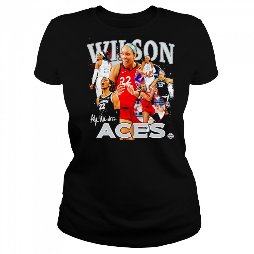 A’ja Wilson Las Vegas Aces WNBA All-Star signature shirt Women's T-shirt