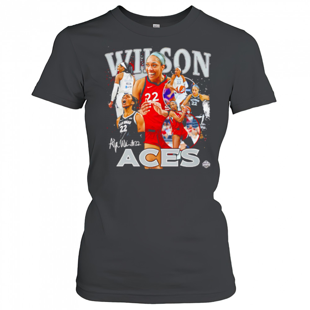 A’ja Wilson Las Vegas Aces WNBA All-Star signature shirt Women's T-shirt