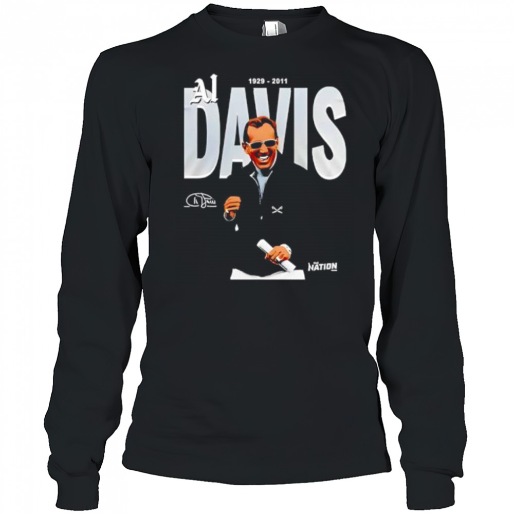 AL Davis Oakland Raiders shirt Long Sleeved