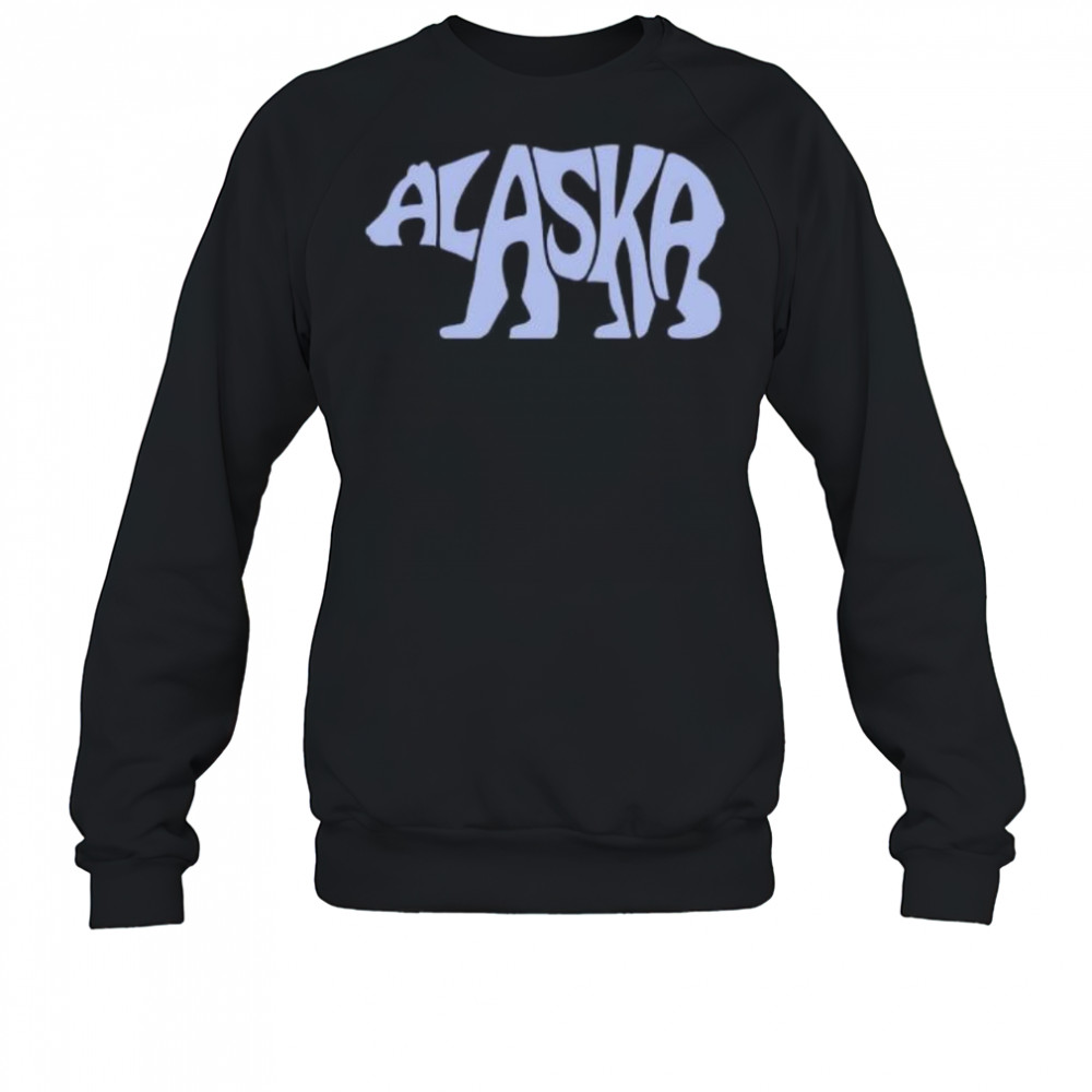 Alaska Bear Word shirt Sweatshirt