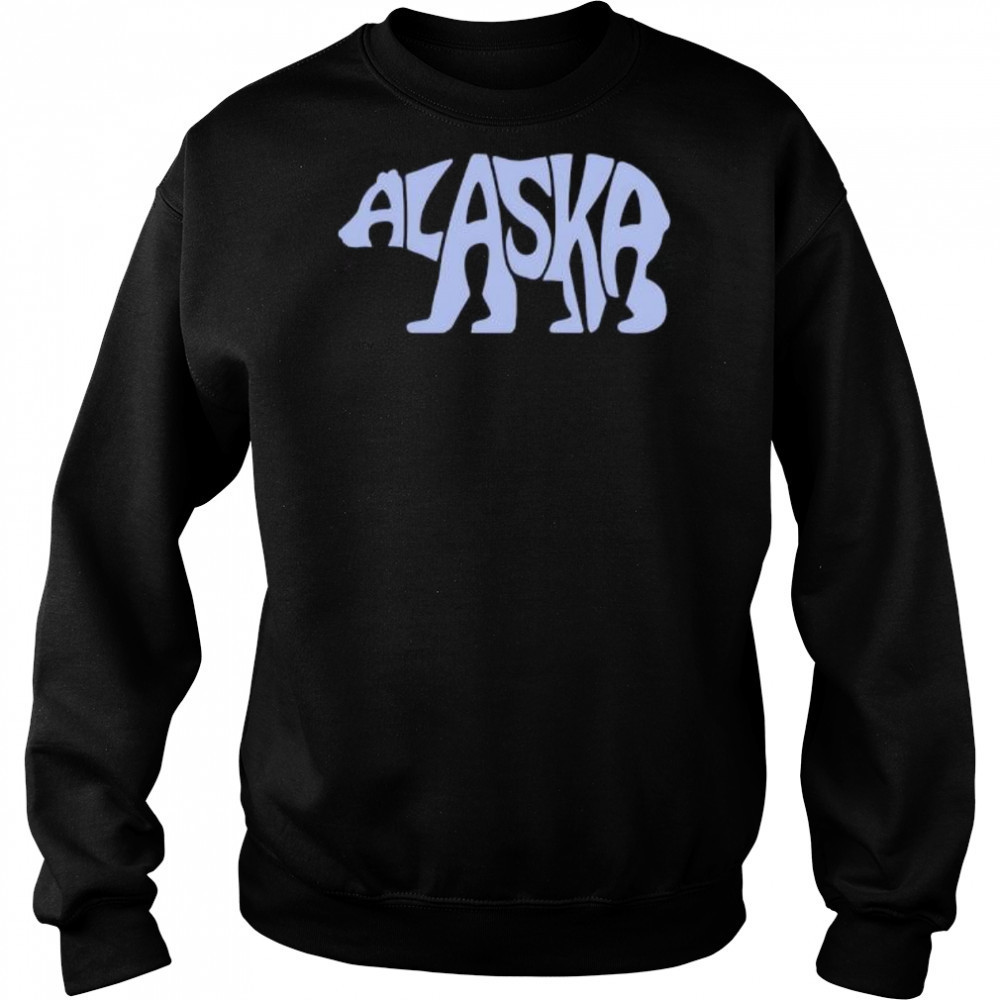 Alaska Bear Word shirt Hoodie