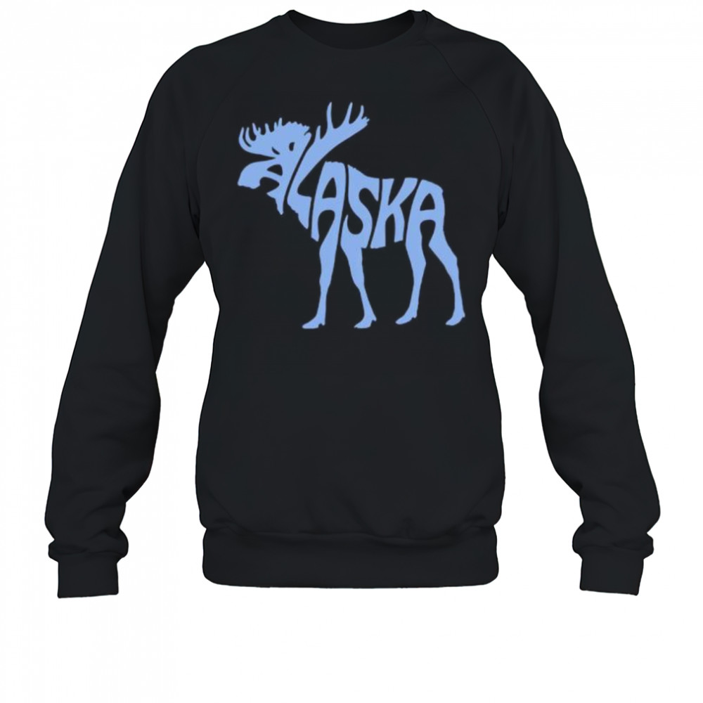 Alaska Moose Word shirt Sweatshirt