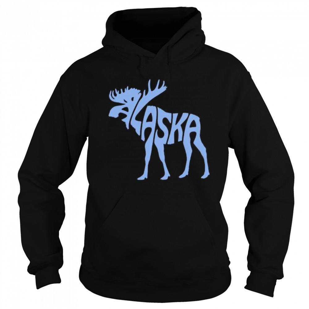 Alaska Moose Word shirt Sweatshirt