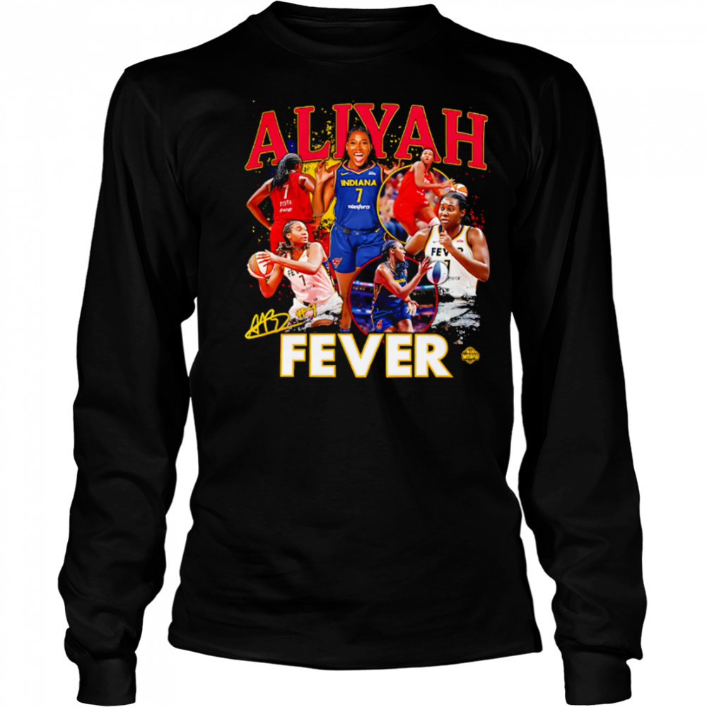 Aliyah Boston Indiana Fever WNBA All-Star signature shirt Long Sleeved