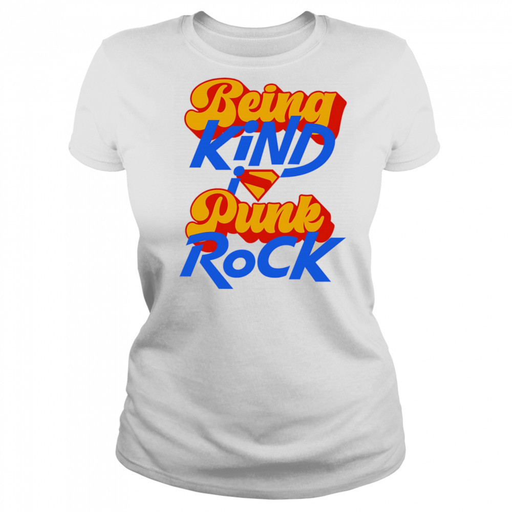 Being kind punk rock Superman shirt Women's T-shirt
