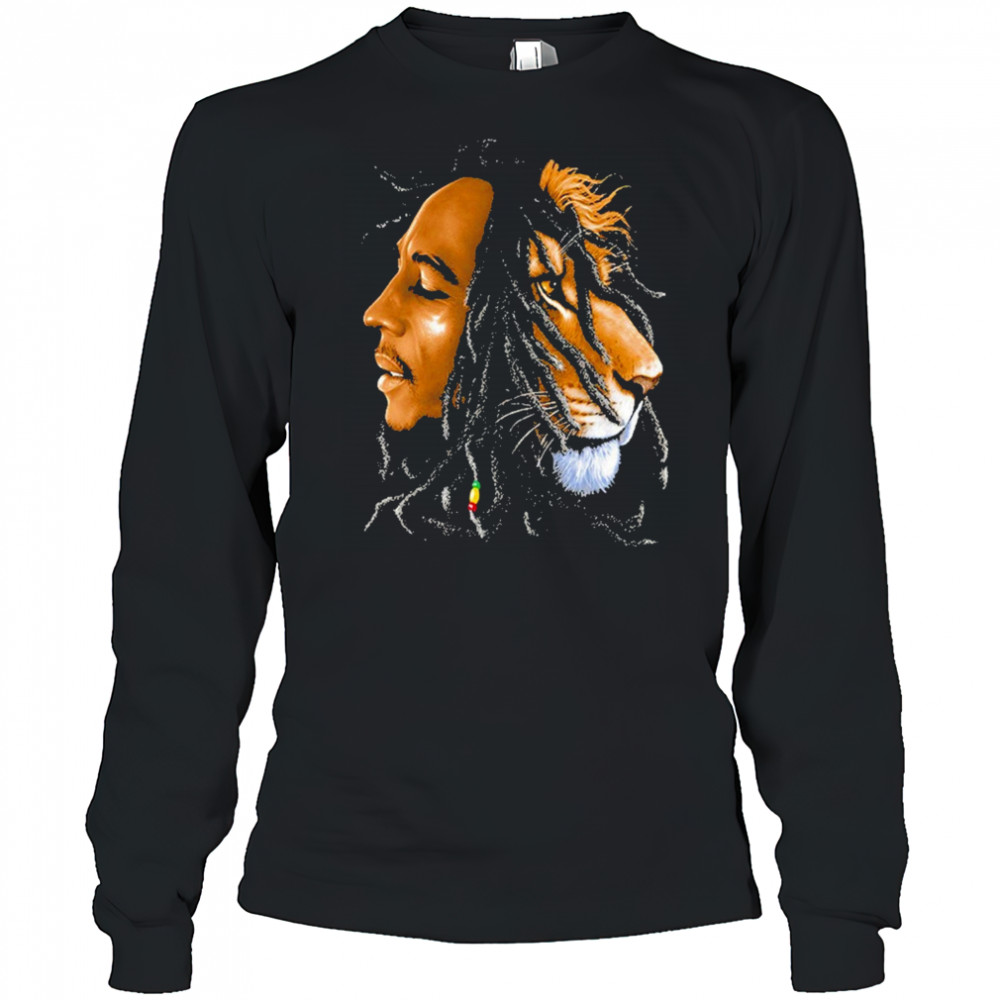 Bob Marley Lion T-Shirt Long Sleeved