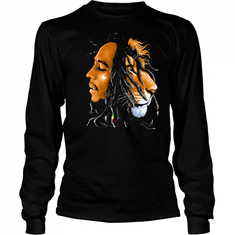 Bob Marley Lion T-Shirt Long Sleeved