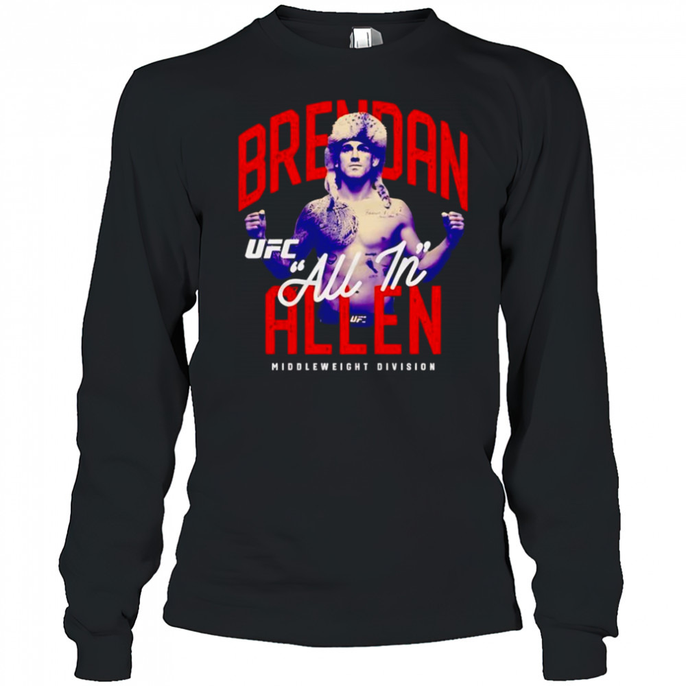 Brendan Allen retro bitmap shirt Long Sleeved