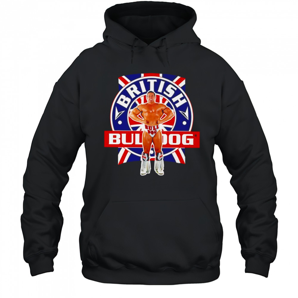 British Bulldog Flag pose shirt Hoodie
