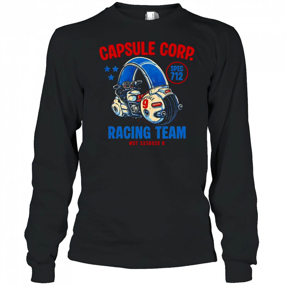 Capsule 9 Dragon Ball Capsule Corp Racing Team Spec 712 WST 3338926 K shirt Long Sleeved