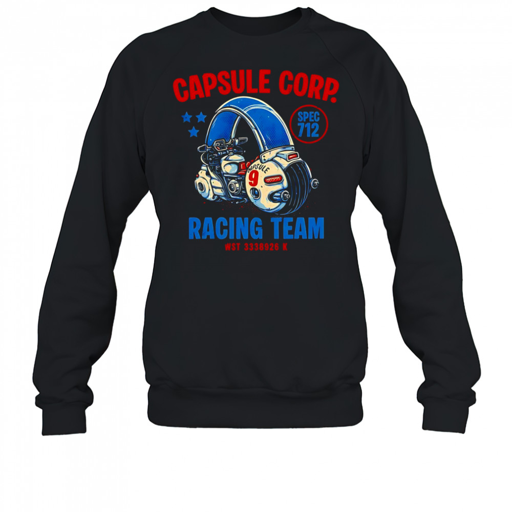 Capsule 9 Dragon Ball Capsule Corp Racing Team Spec 712 WST 3338926 K shirt Sweatshirt