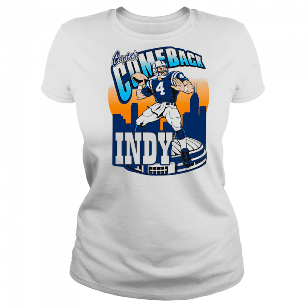 Captain Comeback Jim Harbaugh Indy football shirt Women's T-shirt