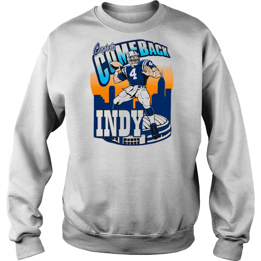 Captain Comeback Jim Harbaugh Indy football shirt Hoodie