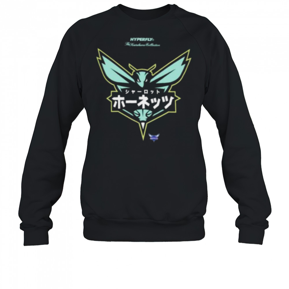 Charlotte Hornets Hyperfly Katakana X 2025 All Star Game T Shirts Sweatshirt