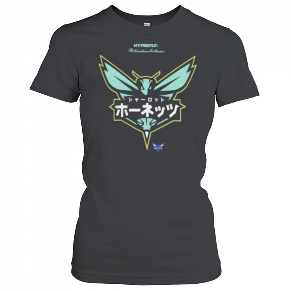 Charlotte Hornets Hyperfly Katakana X 2025 All Star Game T Shirts Women's T-shirt