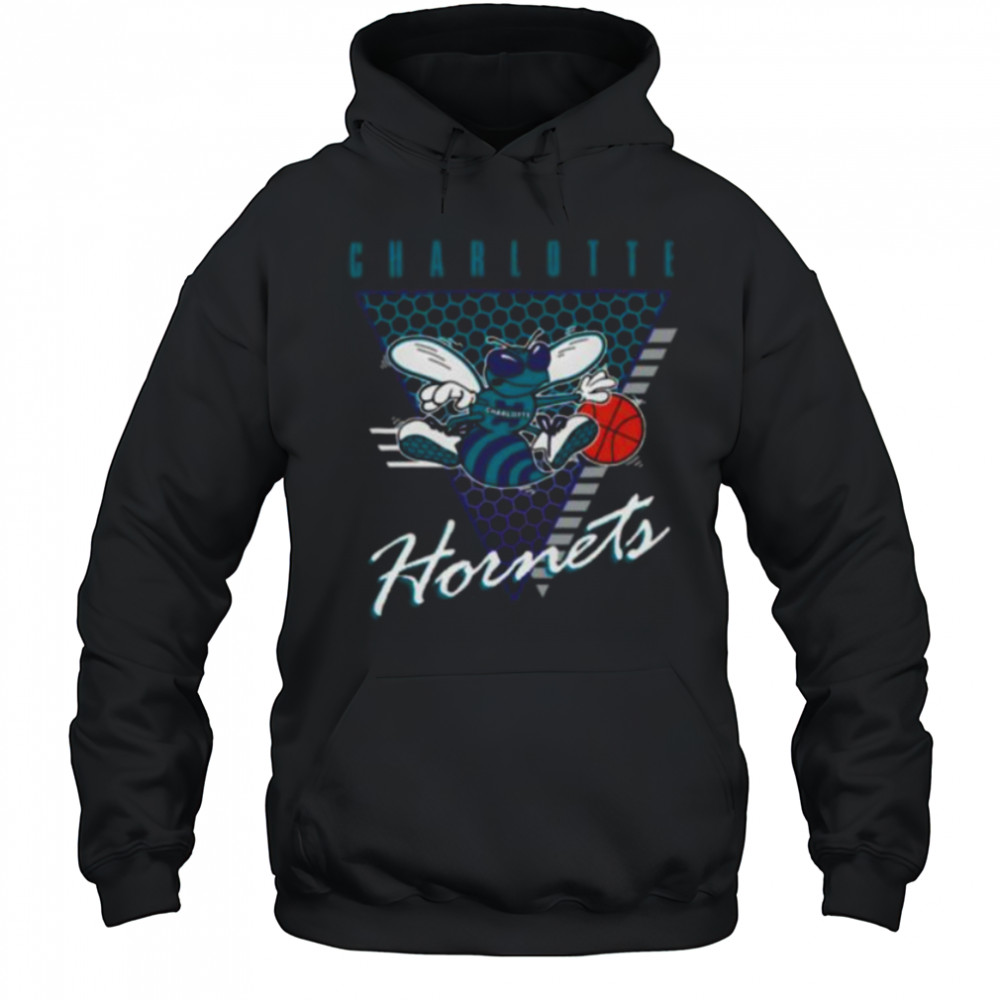 Charlotte Hornets Retro Triangle Logo Shirt Hoodie