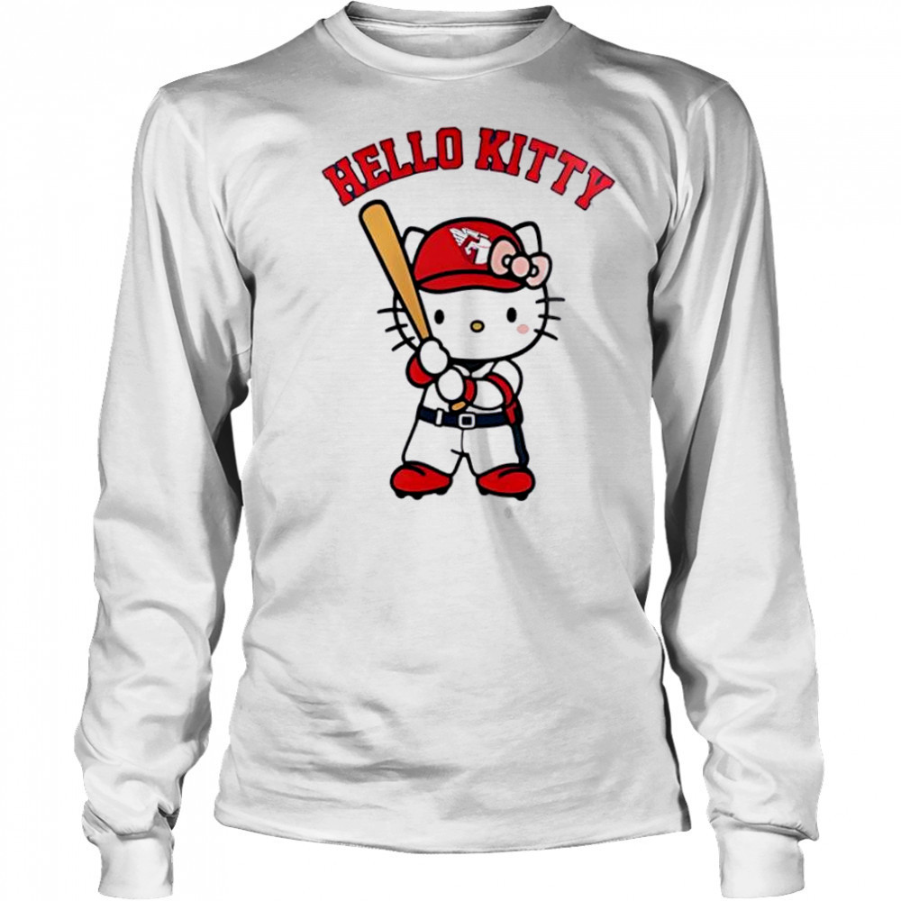 Cleveland Guardians Hello Kitty Night 2025 baseball shirt Long Sleeved