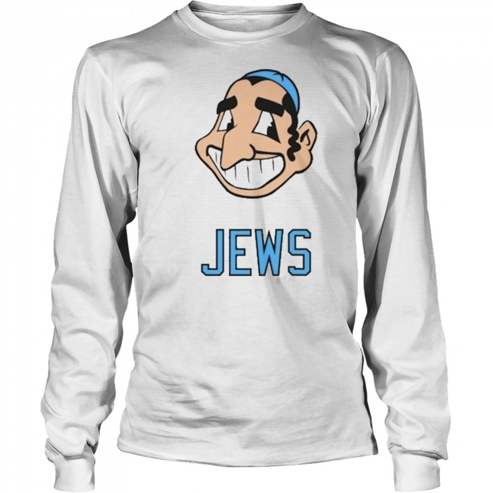 Cleveland Indians Jews Head T-shirt Long Sleeved