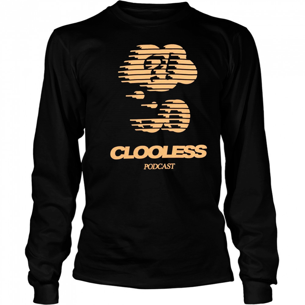 Clooless Podcast Static Thoughts T-shirt Long Sleeved