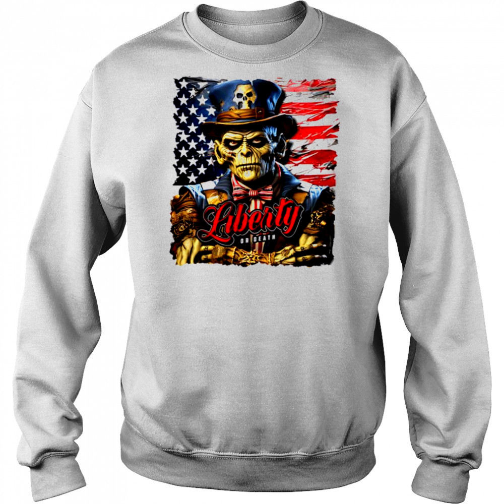 Death of Liberty Short Sleeve Performance shirt Hoodie