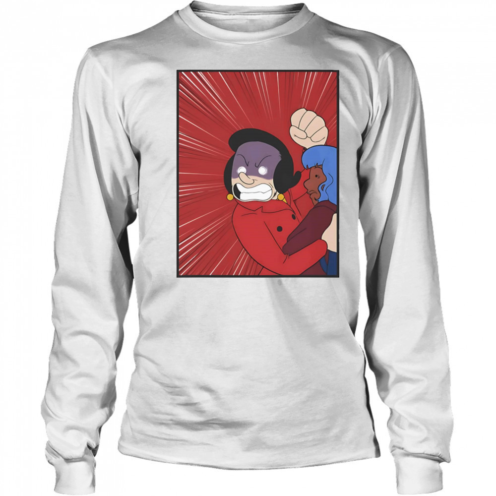 Don’t test me Olive Oyl shirt Long Sleeved