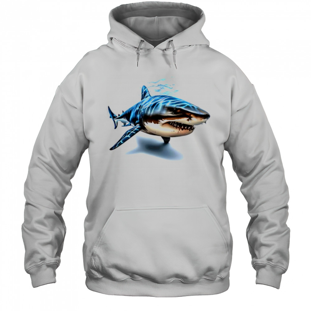 El Tiburon Short Sleeve Performance shirt Hoodie