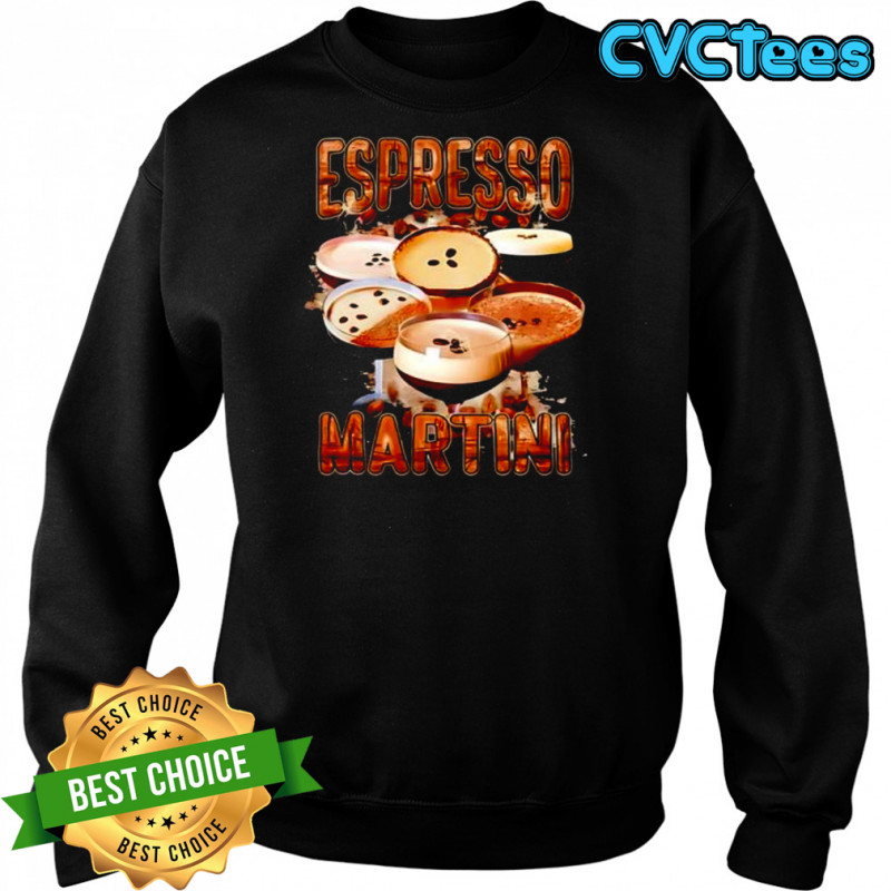 Espresso Martini cocktail retro shirt Sweatshirt
