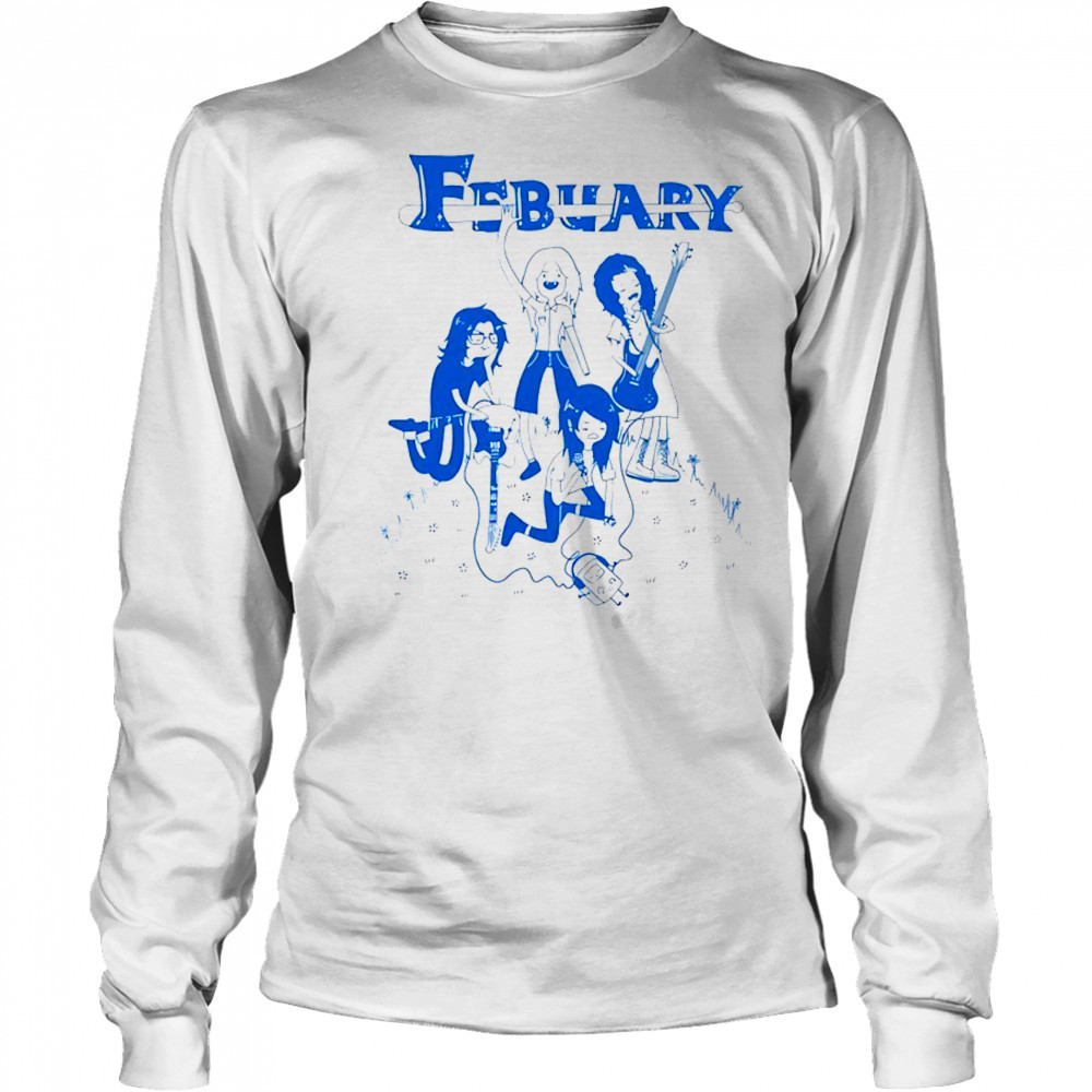 February Adventure Time T-Shirt Long Sleeved