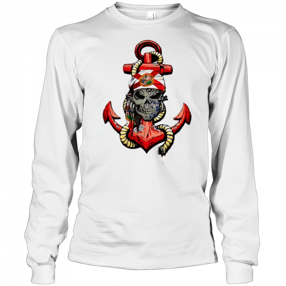 Florida Jolly Roger Short Sleeve Performance shirt Long Sleeved