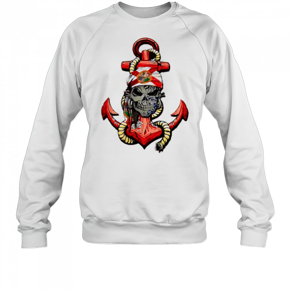 Florida Jolly Roger Short Sleeve Performance shirt Sweatshirt