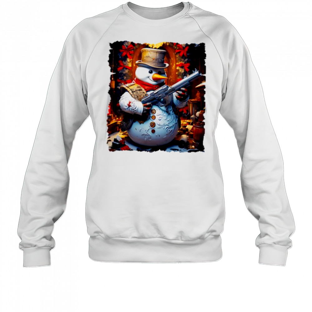 Frosty the Gangster Short Sleeve Performance shirt Sweatshirt