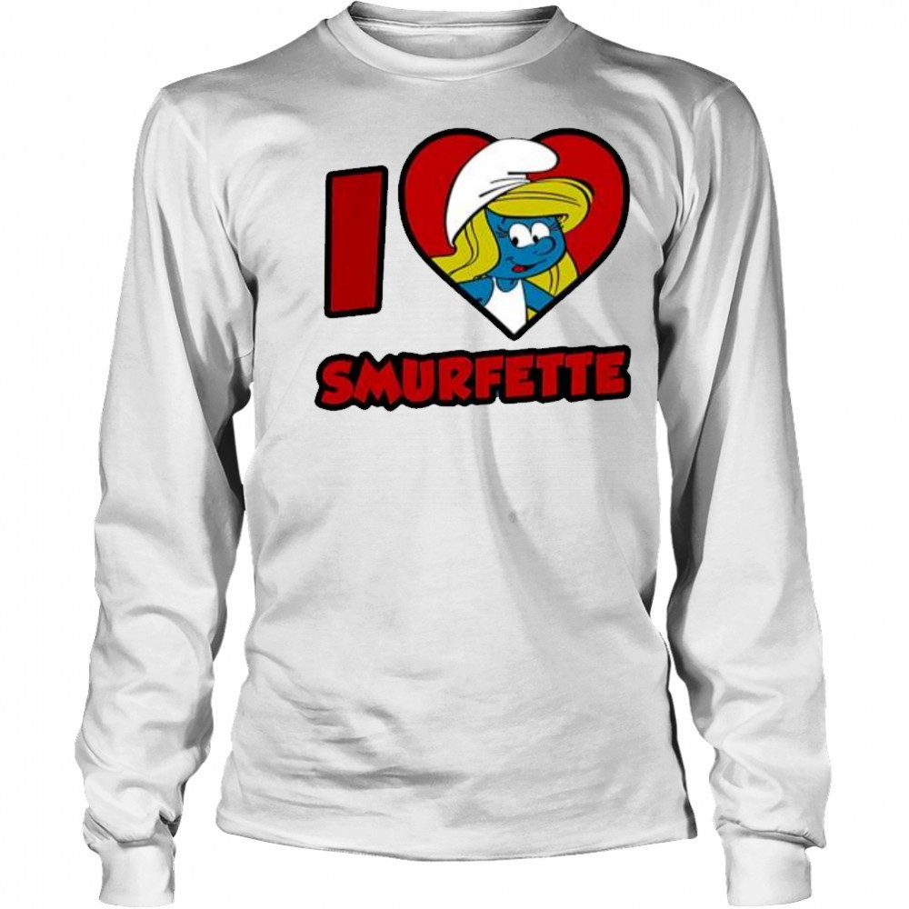 I love Smurfette shirt Long Sleeved