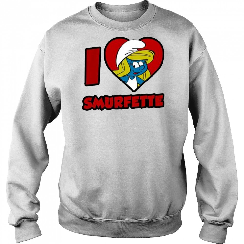 I love Smurfette shirt Hoodie