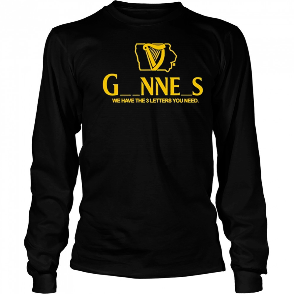 Iowa Guinness T-Shirt Long Sleeved