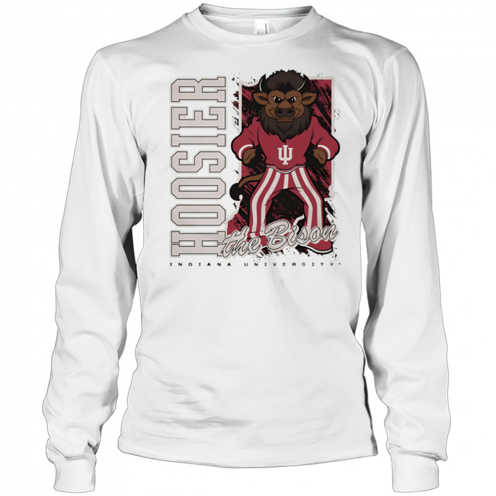 IU Hoosier the Bison Mascot Celebration shirt Long Sleeved