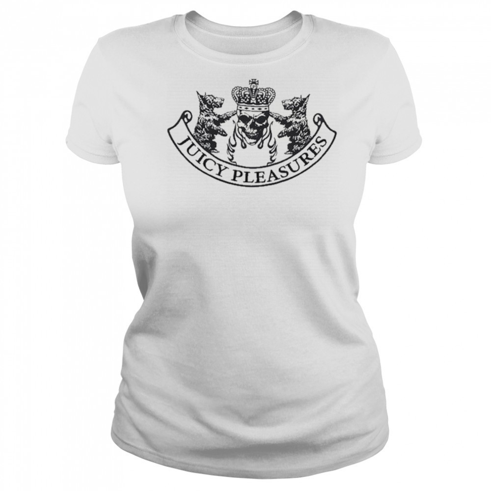 Juicy Pleasures Skull Crest T-shirt Women's T-shirt