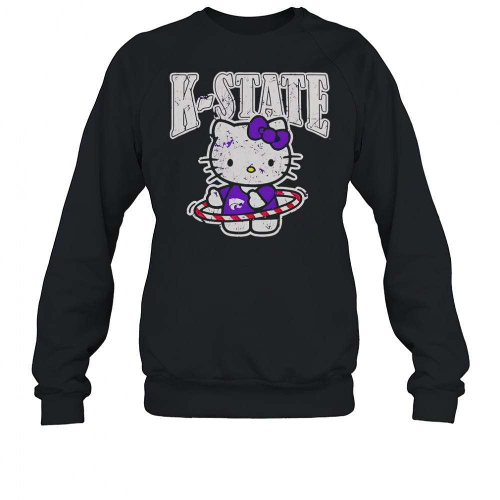 K-State Wildcats Hello Kitty T-Shirt Sweatshirt