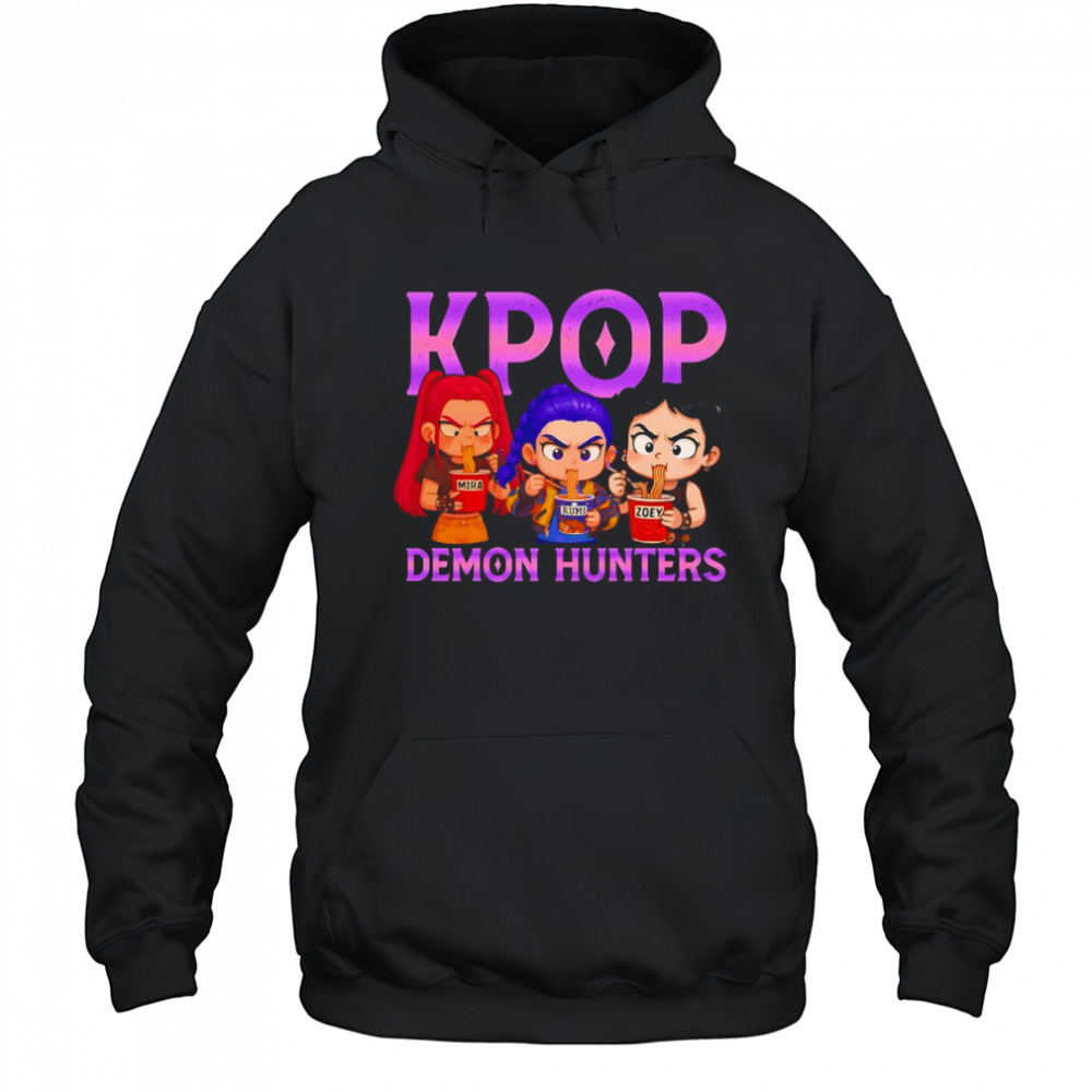 Kpop Demon Hunters chibi shirt Hoodie