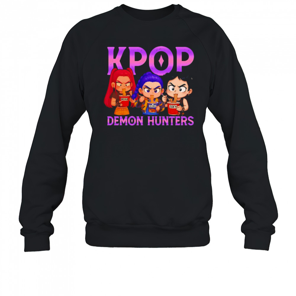 Kpop Demon Hunters chibi shirt Sweatshirt