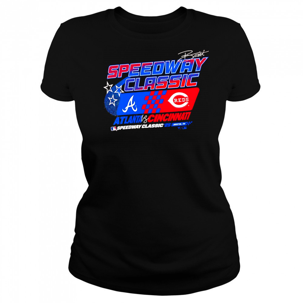 MLB Speedway Classic 2025 Cincinnati Reds vs. Atlanta Braves shirt Women's T-shirt