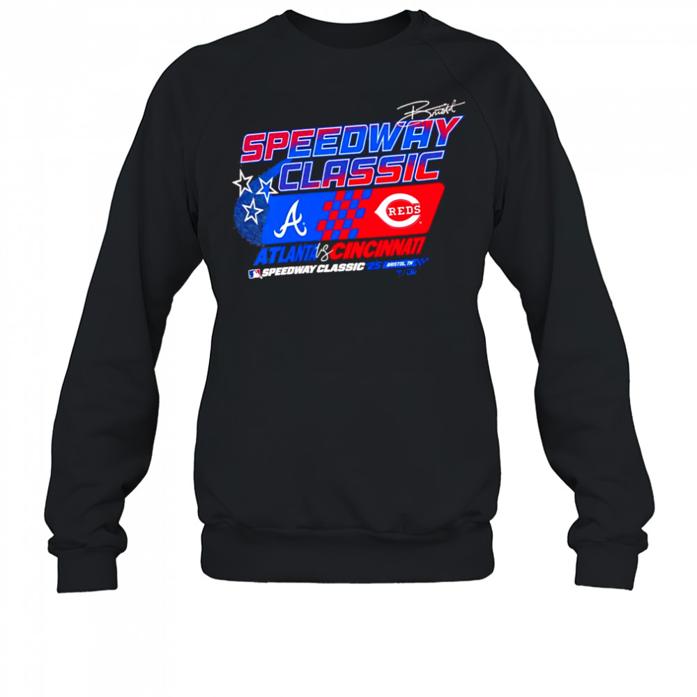 MLB Speedway Classic 2025 Cincinnati Reds vs. Atlanta Braves shirt Sweatshirt