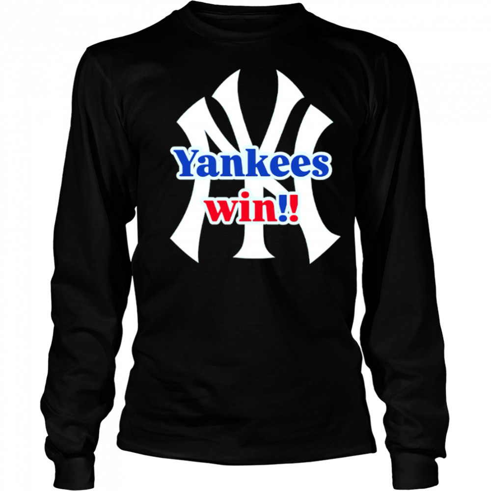 New York Yankees Win logo shirt Long Sleeved